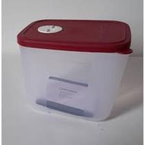 Freezertime 1 Litro Translúcido e Tampa Marsala Tupperware