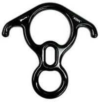 Freio 8 para rapel e resgate com orelha para corda de segurança de 10 a 12mm Freio 8 para rapel e resgate com orelha para corda de segurança de 10 a 12mm