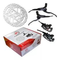 Freio a disco hidraulico absolute discos 16mm bike kit mtb