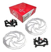 Freio a disco mecanico dian/tras c/disco absolute