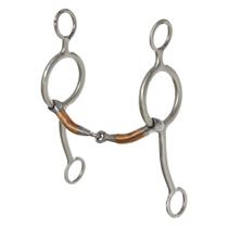 Freio Bolinha com Bocal Liso Bronc-Steel 38980