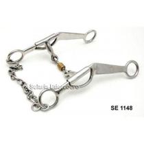 Freio bridão fernandinho inox rolete salivador para equinos super leve envio imediato Freio bridão fernandinho inox rolete salivador para equinos super leve envio imediato