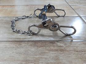Freio Bridão Tabatinga Embocadura Profissional Para Cavalos