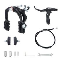Freio de calibre dianteiro de bicicleta Weerock com alavanca de alumínio, cabo de 60 cm Freio de calibre dianteiro de bicicleta Weerock com alavanca de alumínio, cabo de 60 cm