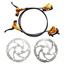 Freio Disc Hidr Alum Gta Par Dourado C/ Discos