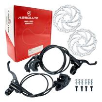 Freio Disco Hidráulico Absolute C/ Rotor 160mm Bike MTB