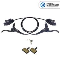 freio disco hidráulico alumínio diant/tras s/ rotor montagem