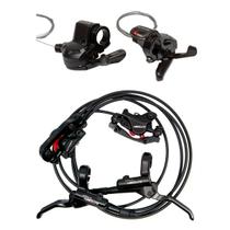 Freio Disco Hidráulico Mtb Com Disco Absolute + Alavanca 8 V Freio Disco Hidráulico Mtb Com Disco Absolute + Alavanca 8 V