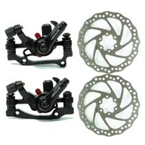 Freio Disco Mecânico Absolute C/ Rotor 160mm Pinça Bike Mtb Freio Disco Mecânico Absolute C/ Rotor 160mm Pinça Bike Mtb