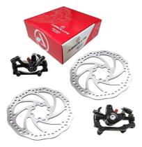 Freio Disco Mecânico Bike Absolute Nero Diant / Tras 160mm - ABOSLUTE