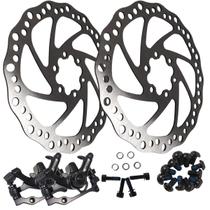 Freio Disco Mecânico Com Rotores De 160mm Preto Bicicleta