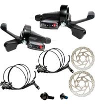 Freio Hidráulico + Alavanca Rapid Fire Absolute K310 C/cabos