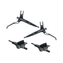 Freio hidráulico de mountain bike ZRACE M1 X2 / X4, disco de pressão de óleo, CNC completo leve