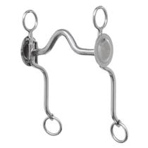 Freio Inox com Bocal Médio Fixo Bronc-Steel 31701