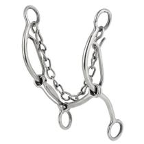 Freio Levantador Inox para Cavalo Bocal Liso Bronc-Steel 25932