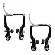 Freio V-brake Alumínio Logan Orbital Bike Bicicleta Mtb Cor Preto