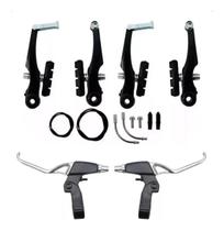 Freio V-brake Kit Bicicleta C Manete Alumínio Logan Completo