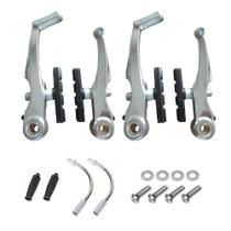 Freio V-Brake Logan Bike Alumínio Orbital Bicicleta Polido