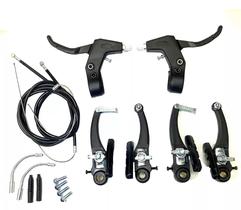 Freio V-brake Nylon Dianteiro E Traseiro Maçaneta Cabos Conduíte Freio V-brake Nylon Dianteiro E Traseiro Maçaneta Cabos Conduíte