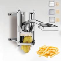French Fry Cutter tonchean para montagem em parede em aço inoxidável
