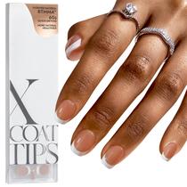 French Gel Nail Tips btartboxnails XCOATTIPS Brown Extra Short