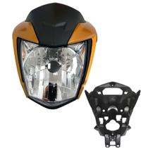 Frente Farol Completo Carenagem Titan 160 2022 Amarelo - Sportive