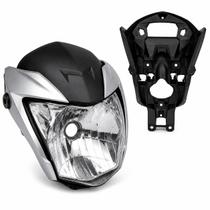 Frente Farol Modelo 2022 Titan 160 Adaptada para Titan/Fan 160 2016 a 2024 Prata Force Frente Farol Modelo 2022 Titan 160 Adaptada para Titan/Fan 160 2016 a 2024 Prata Force