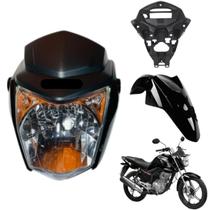 Frente Frontal Farol Cg Fan 160 2016 até 2021 + Paralama Dianteiro Frente Frontal Farol Cg Fan 160 2016 até 2021 + Paralama Dianteiro