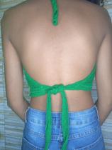 Frente Única em Crochê Copa Qatar 2022 Tamanho Único (veste 38 só 42)