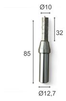 Fresa 3 Cortes Reta Router Mdf Mdp Cnc Ø10x32x82 H12,7 Fresa 3 Cortes Reta Router Mdf Mdp Cnc Ø10x32x82 H12,7