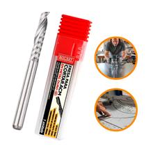 Fresa Cortar Acm 6mm Metal Duro Rocast 1 Corte Topo Tupia Router Cnc Acrílico Mdf Pvc Fresadora