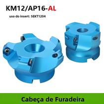 Fresa De Face Angular 45 Graus 90 Graus 50-22-4T Para Alumínio Com Pastilhas SEKT1204 LIHAOPING KM12