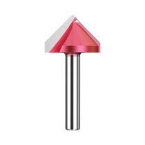 Fresa De Madeira Em Forma De V Com Haste De 6mm, Ângulos De 60, 90, 120 E 150 Graus, Fresadora De