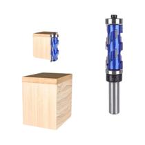 Fresa De Topo Espiral De Metal Duro Com Haste De 12mm E Rolamento Duplo Para Madeira, Para Router