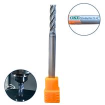 Fresa De Topo Reto MD OMPQ 5mm 4c 55hrc Haste 6mm Longa