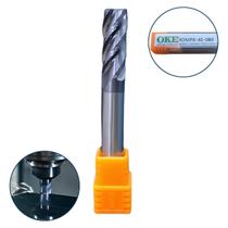 Fresa de Topo Reto MD OMPX 8mm 4c 62hrc Premium OKE