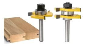 Fresa De Tupia Macho Fêmea Metal Duro Profissional Haste 6mm
