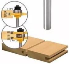 Fresa De Tupia Macho Fêmea Metal Duro Profissional Haste 6Mm Fresa De Tupia Macho Fêmea Metal Duro Profissional Haste 6Mm