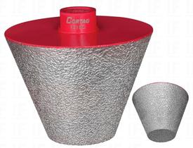 Fresa Diamantada Profissional Cônica 35mm A 75mm Cortag