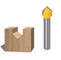 Fresa Em V Desbaste 10x6mm Corte Madeira Cnc Router Tupia
