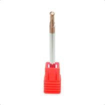 Fresa Esférica 3,5mm 2 Cortes Metal Duro 55HRC Fresa Esférica 3,5mm 2 Cortes Metal Duro 55HRC