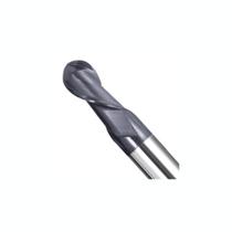 Fresa Esférica MD 2 Cortes Canal Polido Para Alumínio 55HRC 2mm Fresa Esférica MD 2 Cortes Canal Polido Para Alumínio 55HRC 2mm