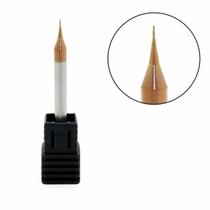 Fresa Esférica Micro 0,3mm 2 Cortes Metal Duro 60hrc Tisin Fresa Esférica Micro 0,3mm 2 Cortes Metal Duro 60hrc Tisin