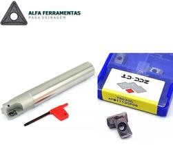 Fresa Intercambiável 25mm 3 cortes + Insertos Pastilhas Apmt 11