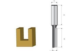 Fresa makita paralela simples haste 1/2 pol