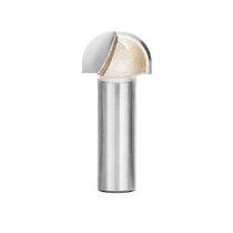 Fresa Meia Esfera Ponta U Meia Cana haste 12mm X 19mm