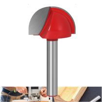 Fresa Meia Esfera Ponta U Meia Cana Haste 6mm Corte 25mm Profissional