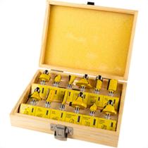 Fresa P/Tupia Titanium Kit 12Pcs 5460 Fresa P/Tupia Titanium Kit 12Pcs 5460