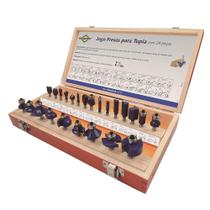 Fresa para Tupia Brasfort Kit com 24 Peças 7895