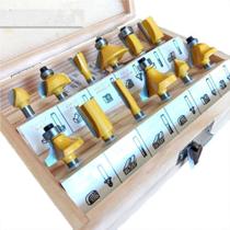 Fresa Para Tupia Franca 6Mm A 32Mm Kit Com 12 Pecas - 1295 Fresa Para Tupia Franca 6Mm A 32Mm Kit Com 12 Pecas - 1295